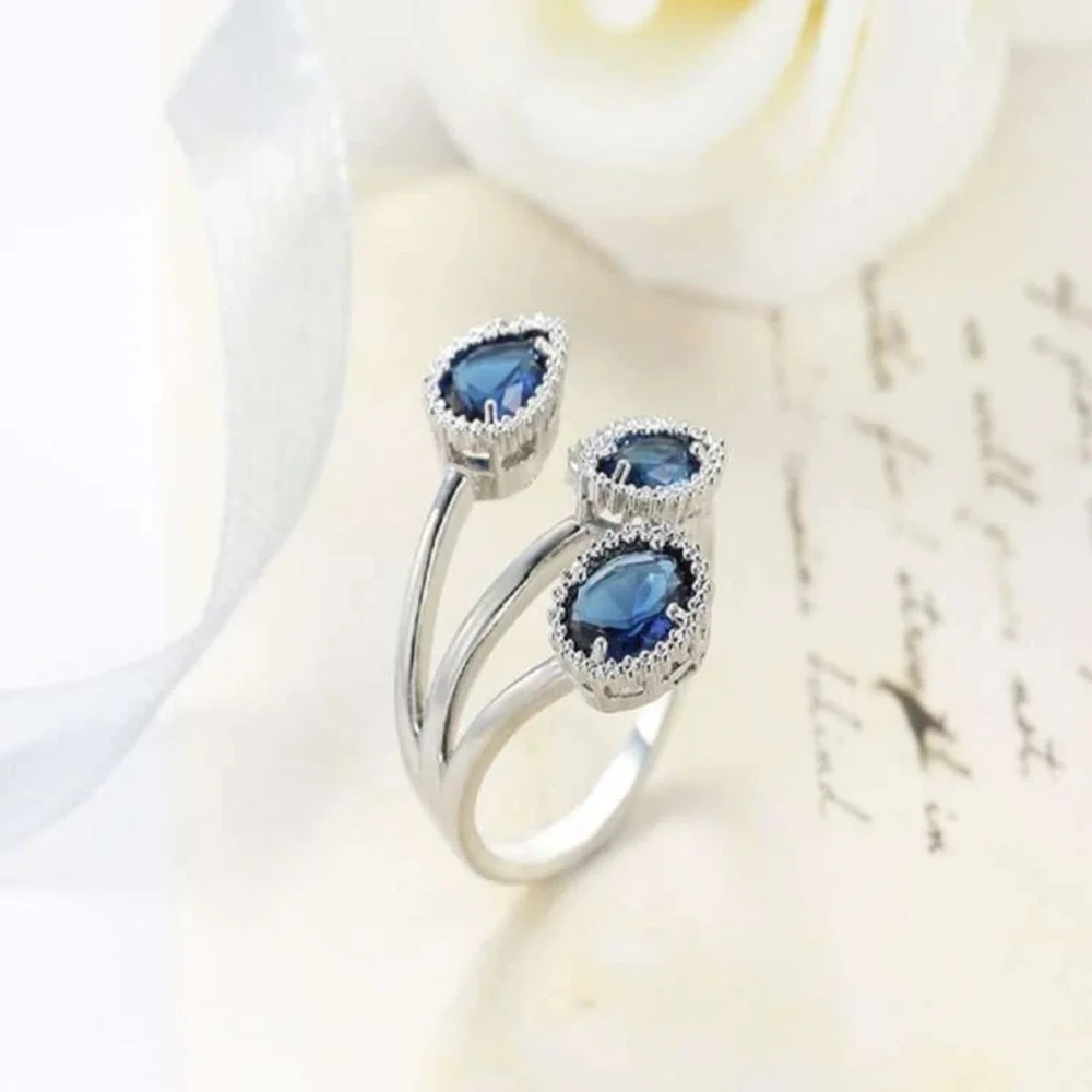 ENGAGEMENT BRIDAL WEDDING RING - Picture 2 of 3